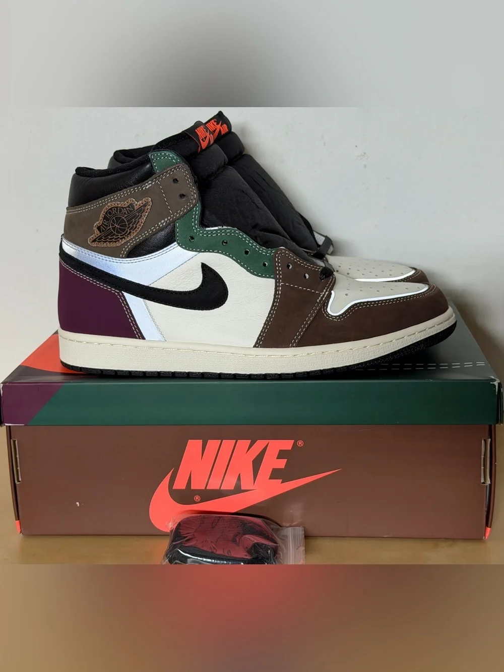 Nike Air Jordan 1 Retro High OG Hand Crafted Sneakers DH3097-001 Men's Size 10.5